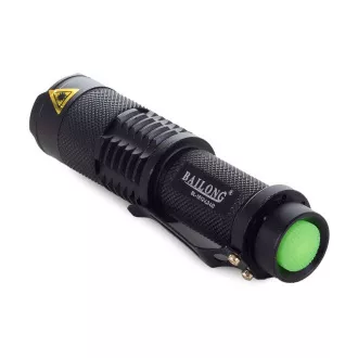 Batteriebetriebene Taschenlampe Bailong BL-1812, LED CREE XM-L T6 ZOOM