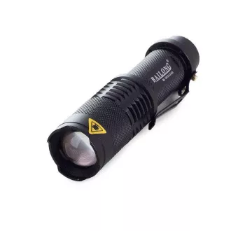 Batteriebetriebene Taschenlampe Bailong BL-1812, LED CREE XM-L T6 ZOOM