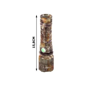 Taktische Taschenlampe Bailong ZOOM CREE LED, tarnfarben
