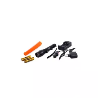 Taschenlampe Bailong BL-8668, LED Typ CREE XM-L T6   Warngriff