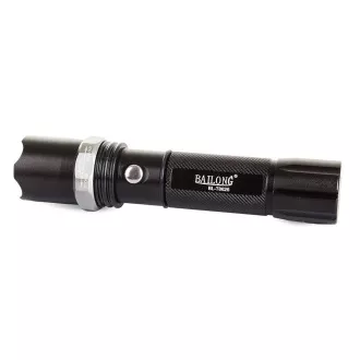 Taschenlampe Bailong BL-8626, LED Typ CREE XPE   Warngriff