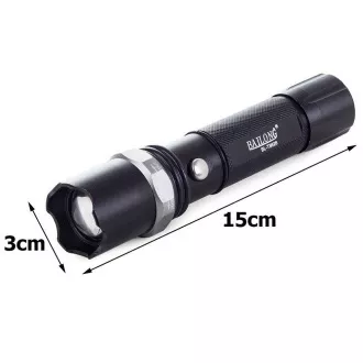 Taschenlampe Bailong BL-8626, LED Typ CREE XPE Warngriff Taschenlampe Bailong BL-8626, LED Typ CREE XPE Warngriff