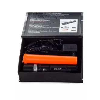 Taschenlampe Bailong BL-8626, LED Typ CREE XPE Warngriff Taschenlampe Bailong BL-8626, LED Typ CREE XPE Warngriff