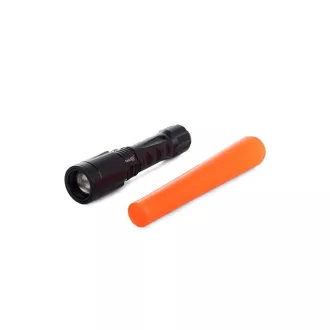 AKU-Taschenlampe Bailong BL-1898B, led Typ CREE XPE   Warngriff
