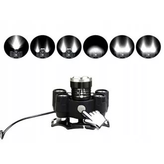 Scheinwerfer CREE 1 x XM-L T6 4 x starke Q5 weiß 1 x starke COB ZOOM Streifen Scheinwerfer CREE 1 x XM-L T6 4 x starke Q5 weiß 1 x starke COB ZOOM Streifen