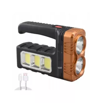 AKU-Taschenlampe LED CREE XM-L T6 Solarstrom AKU-Taschenlampe LED CREE XM-L T6 Solarstrom