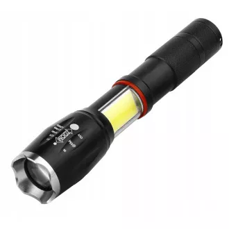 USB-Taschenlampe COB U3 LED mit ZOOM-Funktion 9W