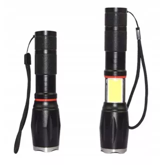 USB-Taschenlampe COB U3 LED mit ZOOM-Funktion 9W