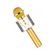 Karaoke bluetooth Mikrofon mit Lautsprecher, Silber