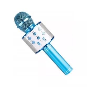 Karaoke bluetooth Mikrofon mit Lautsprecher, Silber