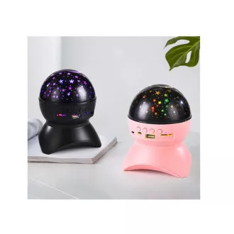 Nacht LED-Sternenprojektor mit USB, Schwarz Nacht LED-Sternenprojektor mit USB, Schwarz