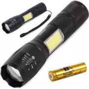 LED-Taschenlampe CREE ZOOM Bailong XML T6 COB
