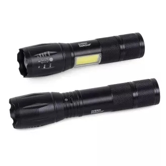 LED-Taschenlampe CREE ZOOM Bailong XML T6 COB