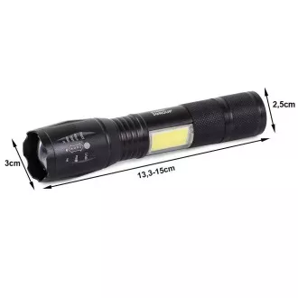 LED-Taschenlampe CREE ZOOM Bailong XML T6 COB