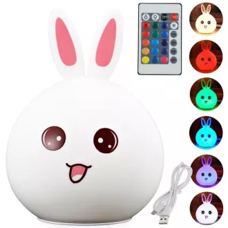 LED-Nachtlampe für Kinder KING   RGB-Steuerung