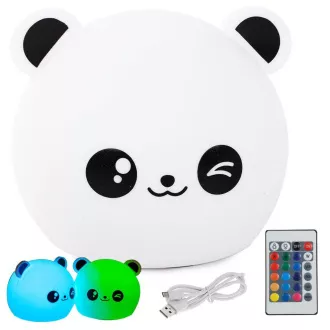 Kinder-Nacht-LED-Lampe PANDA RGB-Controller Kinder-Nacht-LED-Lampe PANDA RGB-Controller