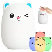 LED-Nachtlampe für Kinder CAT RGB