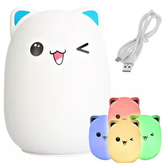 LED-Nachtlicht für Kinder CAT RGB USB-Kabel LED-Nachtlicht für Kinder CAT RGB USB-Kabel