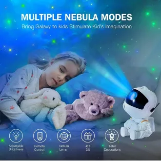 Nachtsternprojektor mit Fernbedienung - ASTRONAUT Nachtsternprojektor mit Fernbedienung - ASTRONAUT
