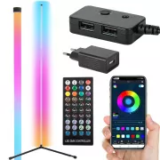 RGB-LED-Stehleuchte für die Ecke, mit Fernbedienung