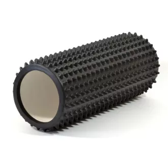 Fitness-Massagerolle mit kleinen Stacheln ENERO FIT 33x14cm, schwarz Fitness-Massagerolle mit kleinen Stacheln ENERO FIT 33x14cm, schwarz