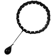 Massage Hula Hop ENERO FIT mit Gewichten, 115 cm, schwarz