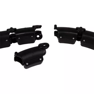 Massage Hula Hop ENERO FIT mit Gewichten, 115 cm, schwarz Massage Hula Hop ENERO FIT mit Gewichten, 115 cm, schwarz