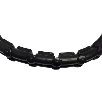 Massage Hula Hop ENERO FIT mit Gewichten, 115 cm, schwarz Massage Hula Hop ENERO FIT mit Gewichten, 115 cm, schwarz