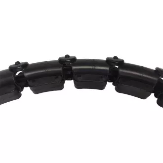 Massage Hula Hop ENERO FIT mit Gewichten, 115 cm, schwarz Massage Hula Hop ENERO FIT mit Gewichten, 115 cm, schwarz