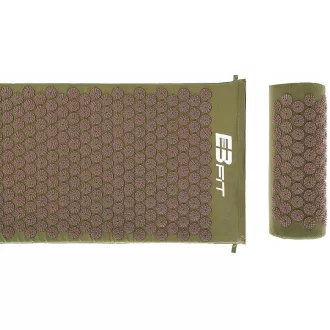 Akupressur PREMIUM Übungsmatte mit Kissen 67x42x2 cm, Mascara khaki Akupressur PREMIUM Übungsmatte mit Kissen 67x42x2 cm, Mascara khaki