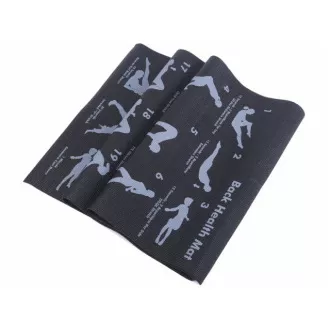 Yogamatte BLACK, 61x173x0,6 cm