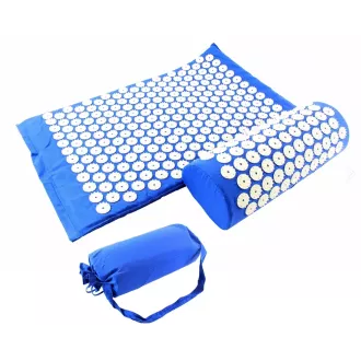 Akupressurmatte 65 cm x 40 cm x 2 cm mit Kissen, Blau Akupressurmatte 65 cm x 40 cm x 2 cm mit Kissen, Blau