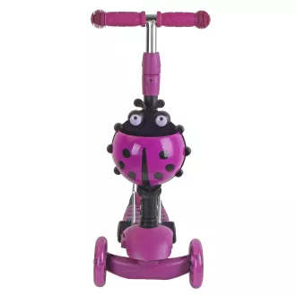 Kinder-Roller 2in1 BERUŠKA mit LED-Rädern, lila