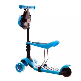 Kinder-Roller 2in1 BERUŠKA mit LED-Rädern, blau