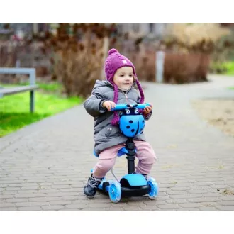 Kinder-Roller 2in1 BERUŠKA mit LED-Rädern, blau