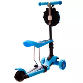 Kinder-Roller 2in1 BERUŠKA mit LED-Rädern, blau