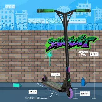 Freestyle-Roller Story Bandit DOS Stunt, Graffiti Freestyle-Roller Story Bandit DOS Stunt, Graffiti