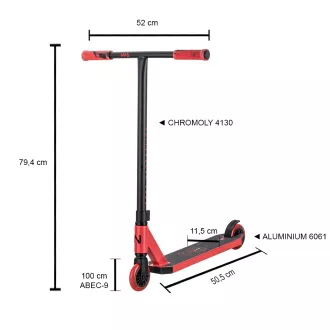 Freestyle Scooter NKD Next Generation Rot Schwarz Freestyle Scooter NKD Next Generation Rot Schwarz