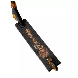 Freestyle Scooter Story High Roller Stunt, Schwarz und Gold