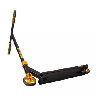 Freestyle Scooter Story High Roller Stunt, Schwarz und Gold