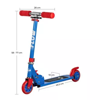 Klapp-Roller Story Flow, blau-rot Klapp-Roller Story Flow, blau-rot