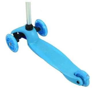 MINI SCOOTER dreirädriger Scooter mit leuchtenden Rädern, blau - Unverpackt MINI SCOOTER dreirädriger Scooter mit leuchtenden Rädern, blau - Unverpackt