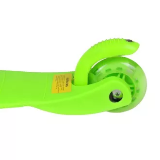 MINI SCOOTER dreirädriger Scooter mit leuchtenden Rädern, grün MINI SCOOTER dreirädriger Scooter mit leuchtenden Rädern, grün