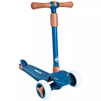 Kinderroller Story Mini Friends mit LED-Rädern Roller, blau, dreirädrig