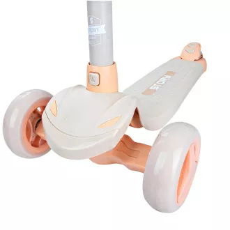 Kinderroller Story Mini Friends mit LED-Rädern Roller, weiß, dreirädrig
