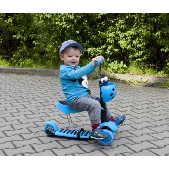 Kinder-Roller 3in1 BERUŠKA mit LED-Rädern, blau Kinder-Roller 3in1 BERUŠKA mit LED-Rädern, blau