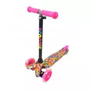 MINI SCOOTER dreirädriger Scooter mit leuchtenden Rädern, BONBON