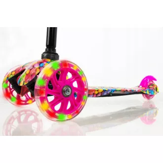 MINI SCOOTER dreirädriger Scooter mit leuchtenden Rädern, BONBON MINI SCOOTER dreirädriger Scooter mit leuchtenden Rädern, BONBON