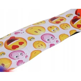 MINI SCOOTER dreirädriger Scooter mit leuchtenden Rädern, EMOJI - Unverpackt