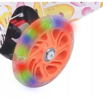 MINI SCOOTER dreirädriger Scooter mit leuchtenden Rädern, EMOJI - Unverpackt